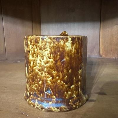 A Collection of Ohio Trinkets, Marbles, Rockingham Glaze Mug and Other Items