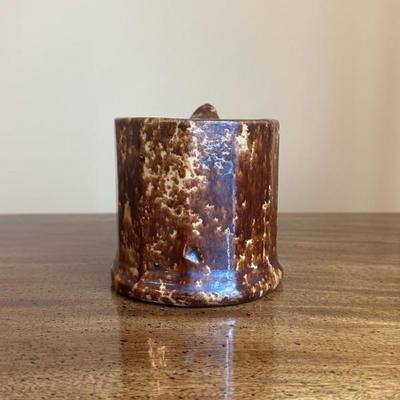 A Collection of Ohio Trinkets, Marbles, Rockingham Glaze Mug and Other Items