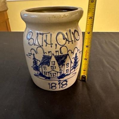 A Collection of Ohio Trinkets, Marbles, Rockingham Glaze Mug and Other Items