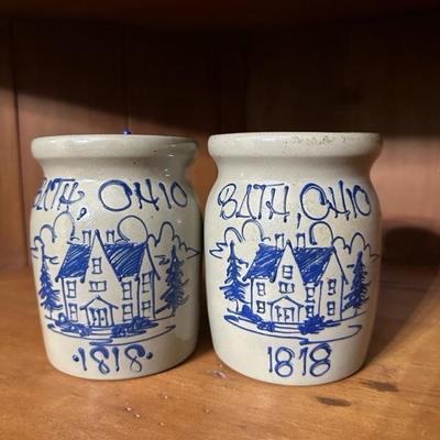 A Collection of Ohio Trinkets, Marbles, Rockingham Glaze Mug and Other Items