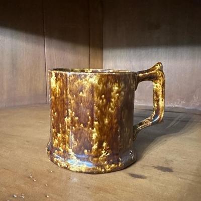 A Collection of Ohio Trinkets, Marbles, Rockingham Glaze Mug and Other Items