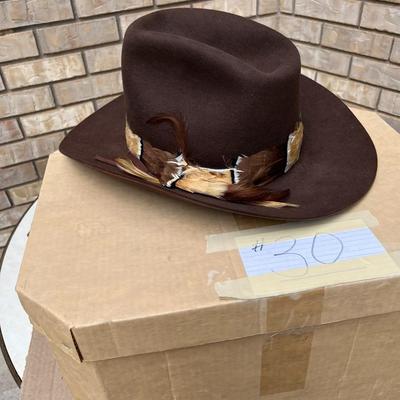 Brown Men's Hat Bells Western Store Beatrice NE