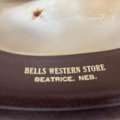 Brown Men's Hat Bells Western Store Beatrice NE