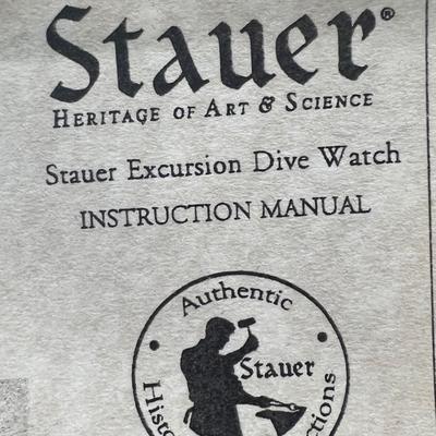 STAUER Excursion Dive Watch & STAUER Lexington Time Piece Watch Lot