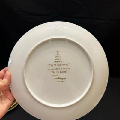 Collectors Plates by Norman Rockwell, Kaiser, WS George and JI Case