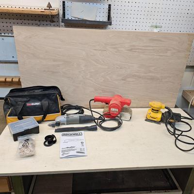 Two Sanders incl. DeWalt & a Crafting Tool (WS-JS)