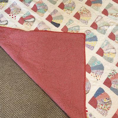 Lot #118 Vintage Handsewn Quilt - Cutter/Project Quilt