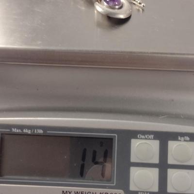 Vintage Sterling Silver Brooch- Total Approx Weight 14 Grams (#277)