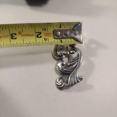 Vintage Sterling Silver Brooch- Total Approx Weight 20 Grams (#278)