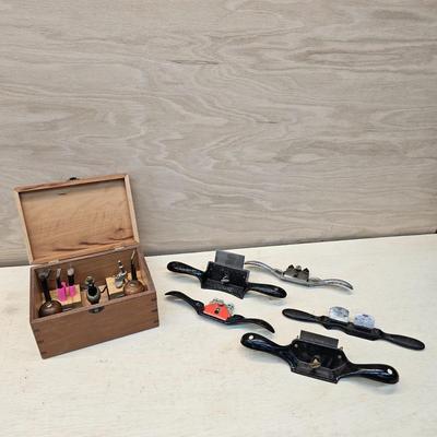 Spokeshaves & Stanley Router Plane + Accessories (WS-JS)