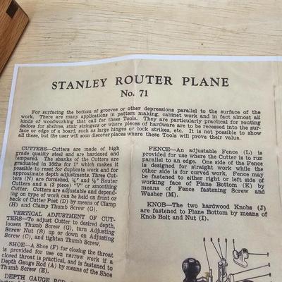 Spokeshaves & Stanley Router Plane + Accessories (WS-JS)