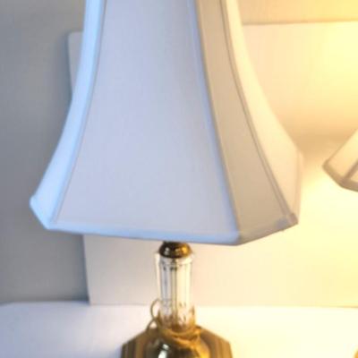 Lot #119 Pair of Decorator Table Lamps - working condition