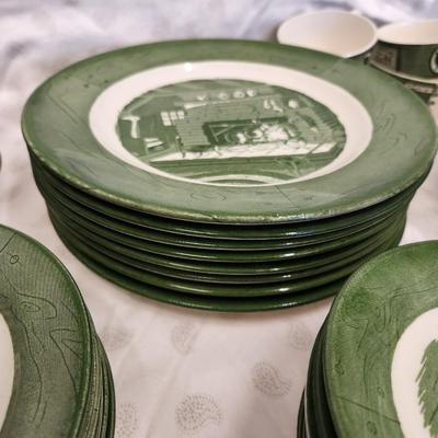Service for 8 of Colonial Homestead Stoneware