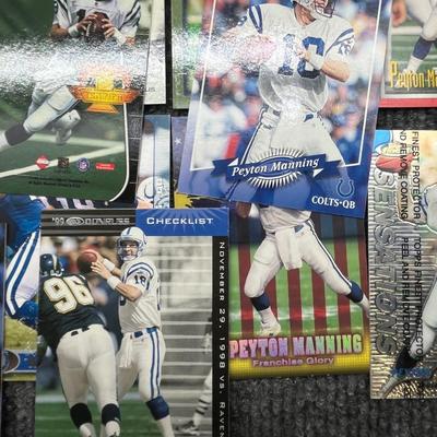 Group Peyton Manning Football Cards Rookie, etc.