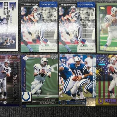 Group Peyton Manning Football Cards Rookie, etc.