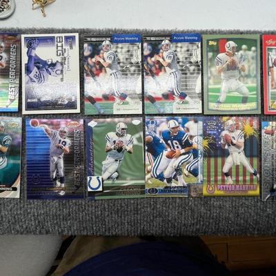 Group Peyton Manning Football Cards Rookie, etc.