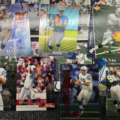 Group Peyton Manning Football Cards Rookie, etc.