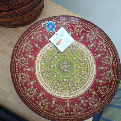 Turkish enamaled plate
