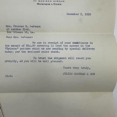 Franklin Roosevelt Certificate of Appreciation for F.E. Le Jeune