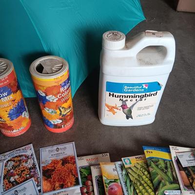 LARGE SELECTION OF FLOWER AND VEGY SEEDS, GARDENING TOOLS AND MORE