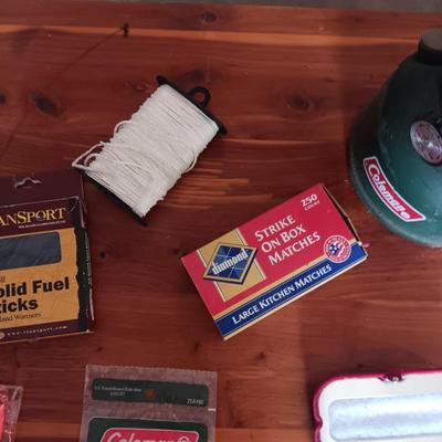 COLEMAN LANTERN AND OTHER OUTDOOR ITEMS