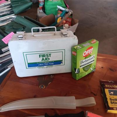 COLEMAN LANTERN AND OTHER OUTDOOR ITEMS
