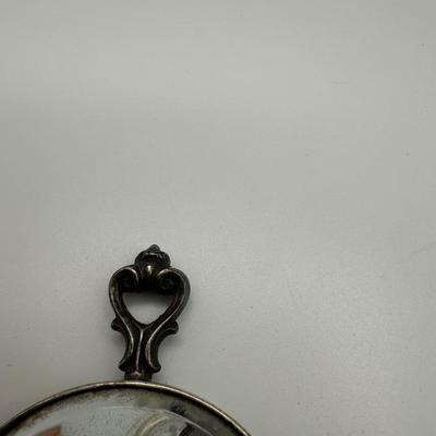 Sterling Silver Vintage Pocket Hand Mirror