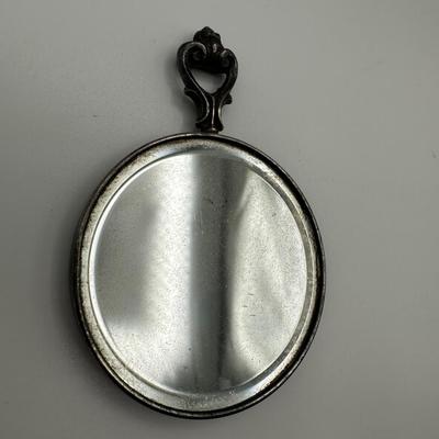 Sterling Silver Vintage Pocket Hand Mirror
