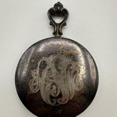 Sterling Silver Vintage Pocket Hand Mirror