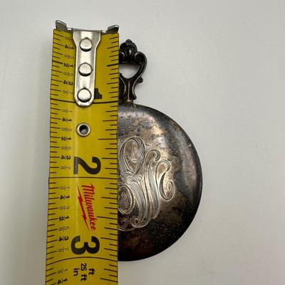 Sterling Silver Vintage Pocket Hand Mirror