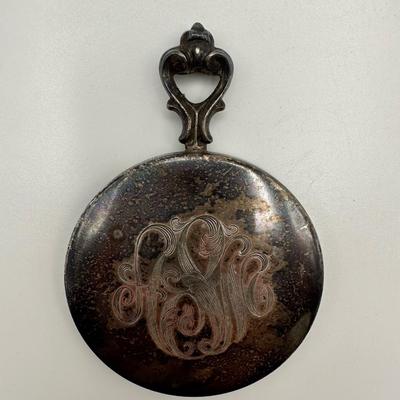 Sterling Silver Vintage Pocket Hand Mirror
