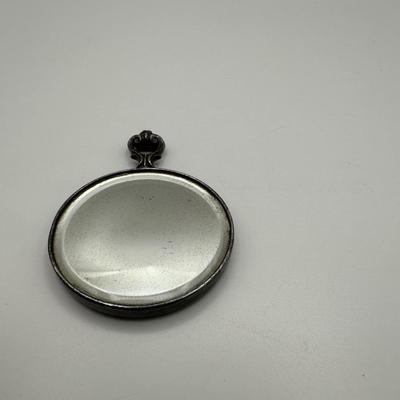 Sterling Silver Vintage Pocket Hand Mirror
