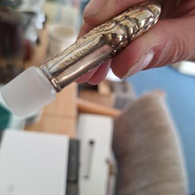 Towles Sterling& Crystal Perfume bottle