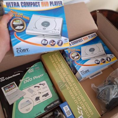 2 Coby Compact DVD players