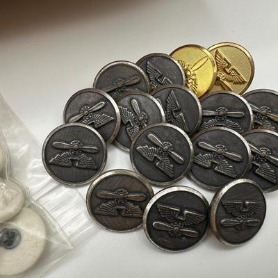 Various Military Buttons