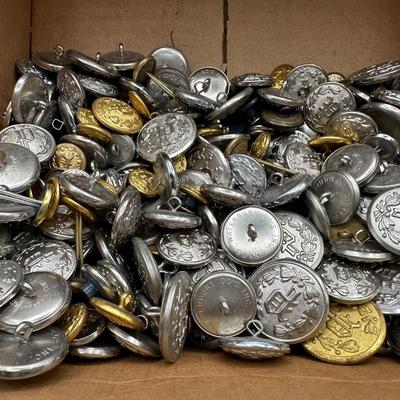 Various Military Buttons