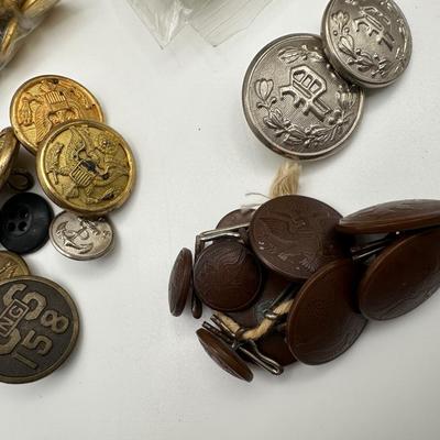 Various Military Buttons
