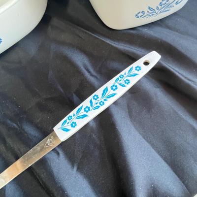 Blue Cornflower Corning ware set