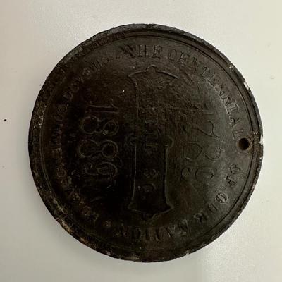 1889 Centennial Commemoration - George Washington Medal