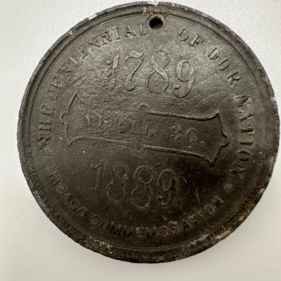 1889 Centennial Commemoration - George Washington Medal