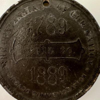 1889 Centennial Commemoration - George Washington Medal