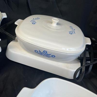 Blue Cornflower Corningware group #3