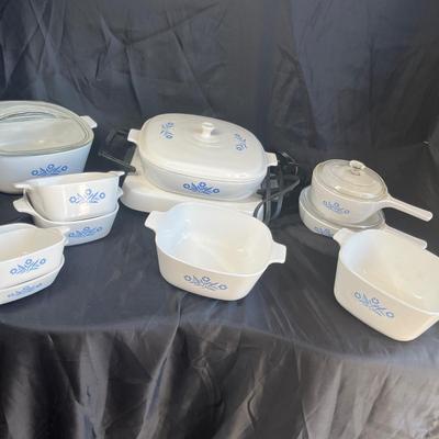 Blue Cornflower Corningware group #3
