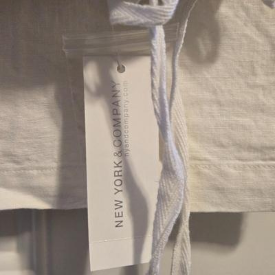 NY&C New with Tags White Cotton Pants