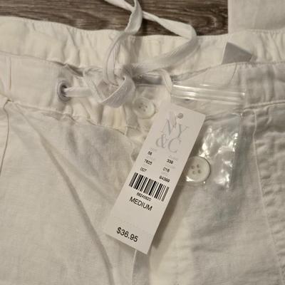 NY&C New with Tags White Cotton Pants