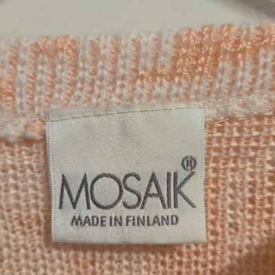 Mosaik Pink & White Sweater
