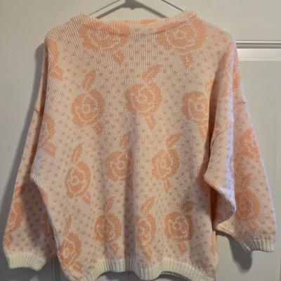 Mosaik Pink & White Sweater