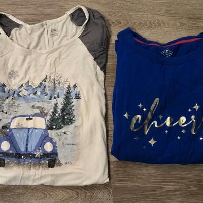 Long Sleeve Winter Theme T-Shirts