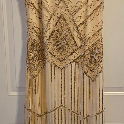 Sequin & Fringe Flapper Style Dress