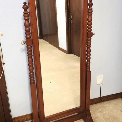Lot #127 Contemporary Cheval Mirror - a beauty